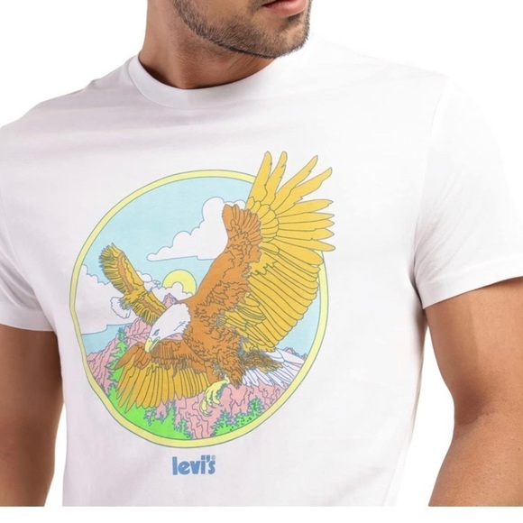 Levi’s mens bald eagle T-shirt nwt - Picture 2 of 10